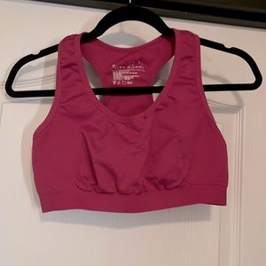 Tek Gear workout top/bra, dusty rose color, size M